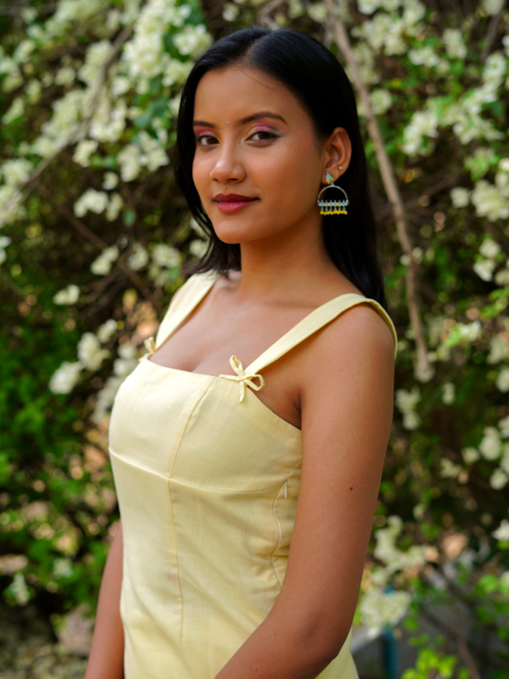 Makhan Malai Bow Strap Kurti