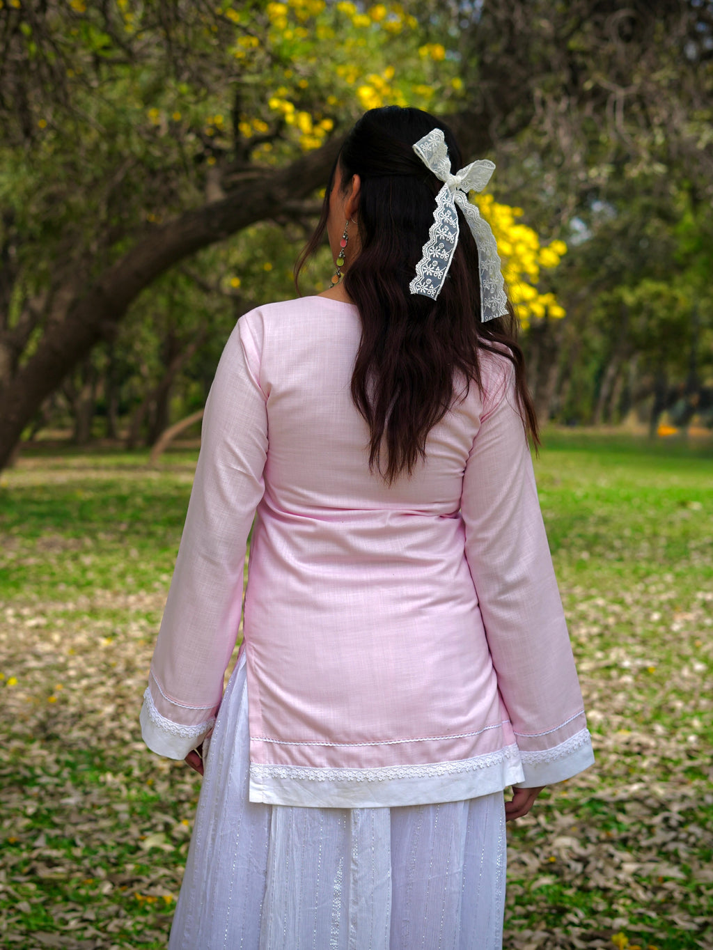 Gul Bahar Flared Sleeve Kurti