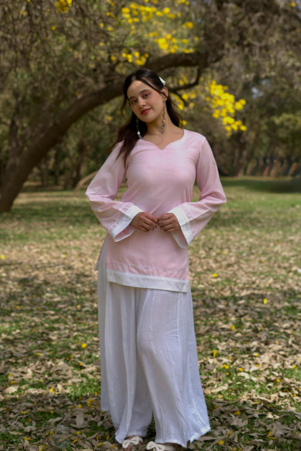 Gul Bahar Flared Sleeve Kurti