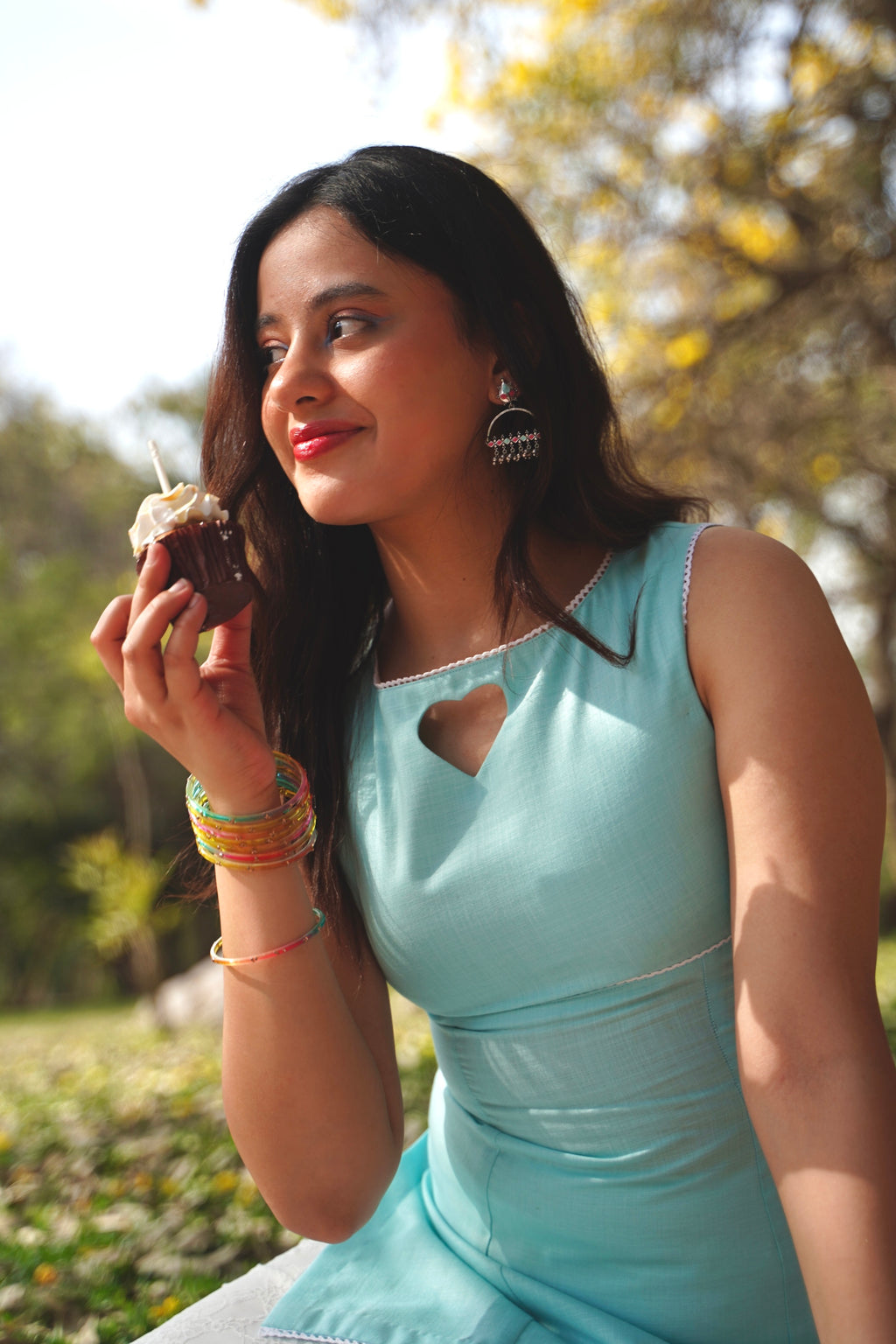 Dil Aasmani Open-Back Kurti